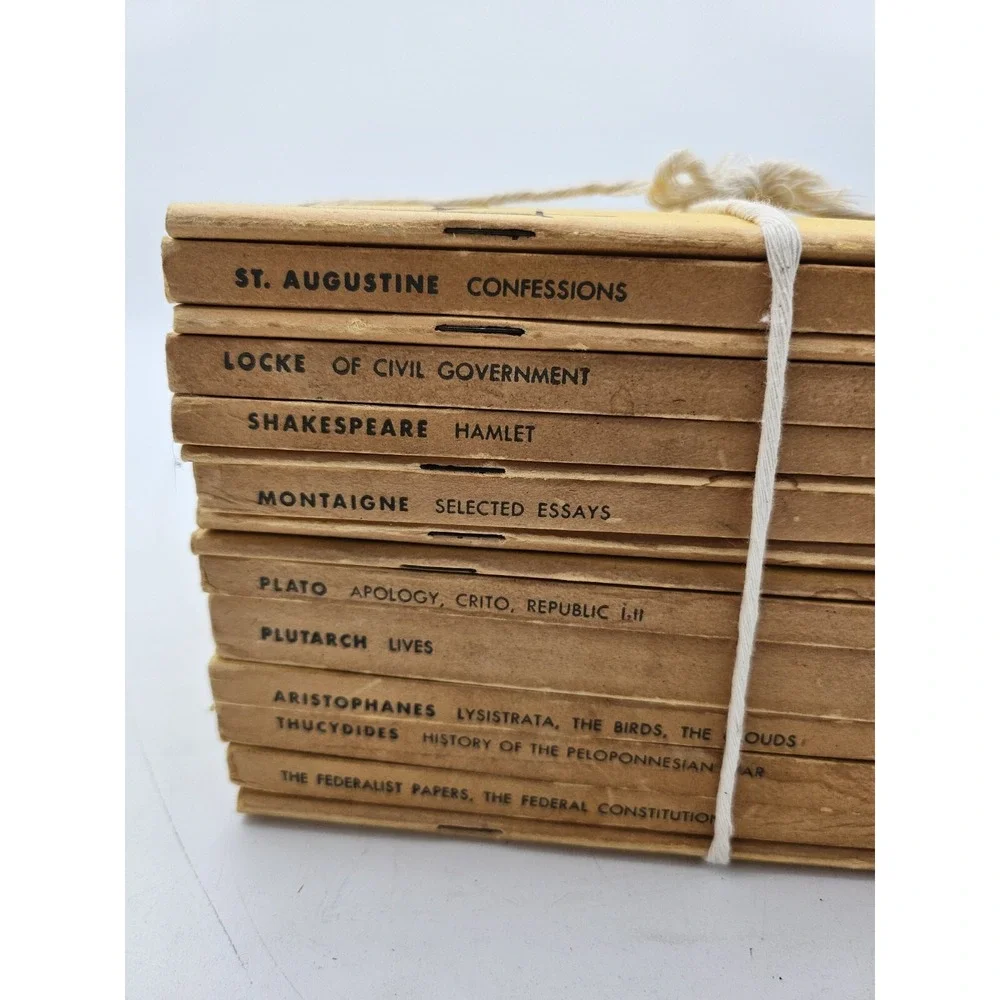 THE GREAT BOOKS FOUNDATION CHICAGO 15 Book Lot Shakespeare Plato Thucydides